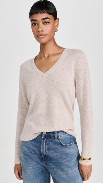 Cashmere Core V Neck Pullover