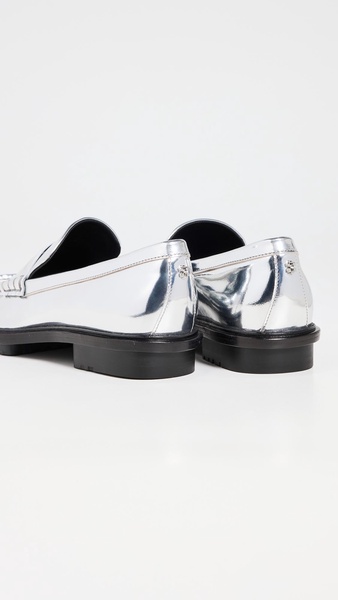 Harper Metallic Lug Sole Loafers