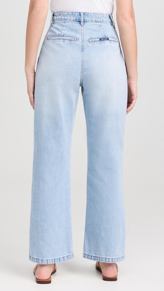 Chloe Pleat Denim Jeans