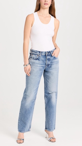 Ballard Wide Straight Jeans