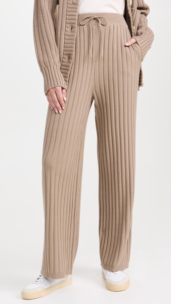 Simeon Wide Rib Knit Trousers