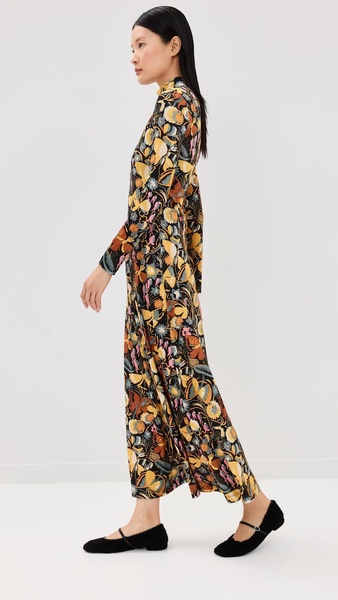 Velvet Zip Up Maxi Dress