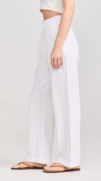 Declan Linen Elastic Waist Pants