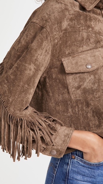 Hot Cocoa Fringe Jacket