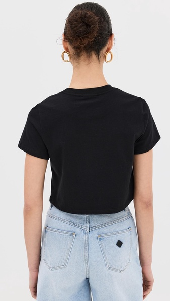 Cropped Classic Crew Tee