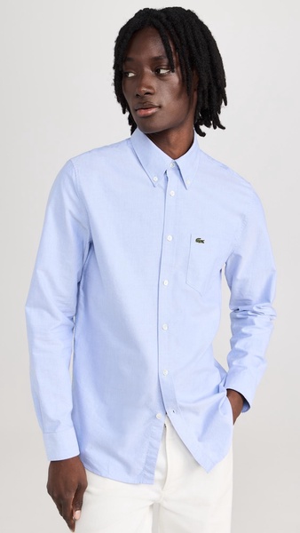 Slim Fit Stretch Cotton Poplin Shirt