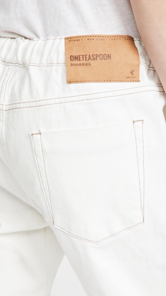 Shabbies Drawstring Boyfriend Jeans