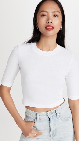 Cropped Sleeve T-Shirt