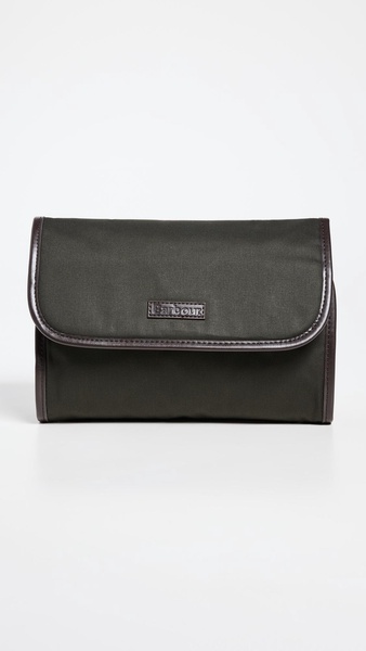 Barbour Wax Hanging Washbag