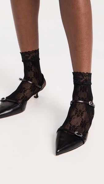 Trellis Fishnet Socks