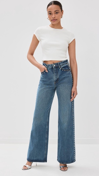 Cary High Rise Slouchy Wide Leg Jeans