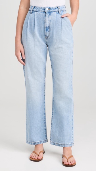 Chloe Pleat Denim Jeans