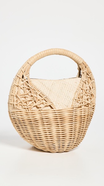 Sea Shell Wicker Bag