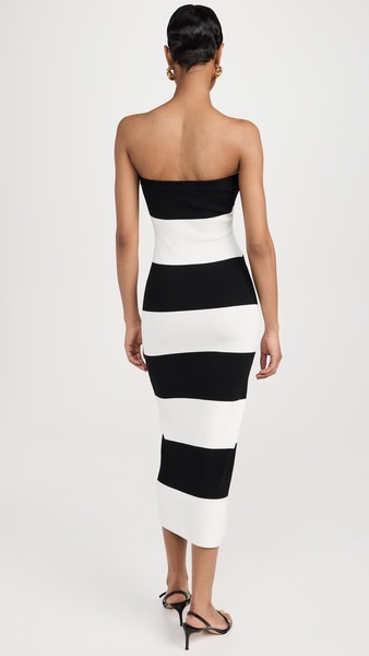 Stripe Tube Mini Dress