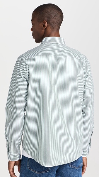 Mill Shirt In Bi Stripe