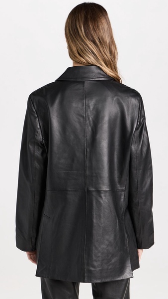 Veda Leather Dalia Relaxed Blazer