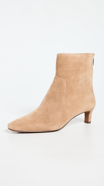 Dimes Suede Kitten Heel Boots