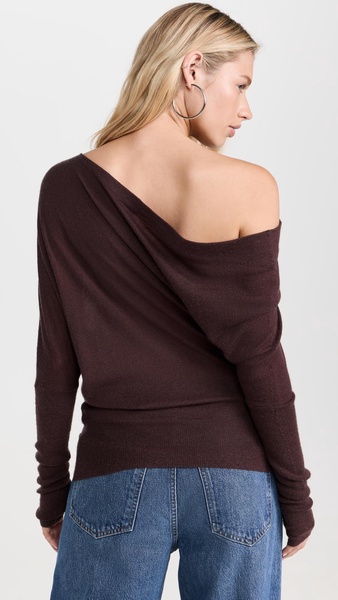 Tissue Cashmere Slouch Sweater