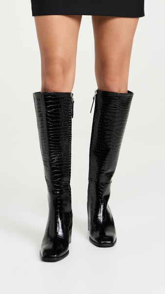 Teresa Croc Print Boots