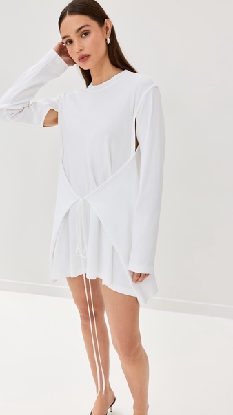 Apron Cutout T-Shirt Dress