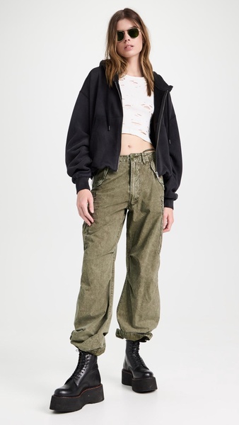 Wide Leg Cargo Pants