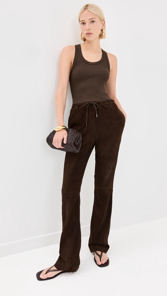 Drawstring Straight Leg Pants