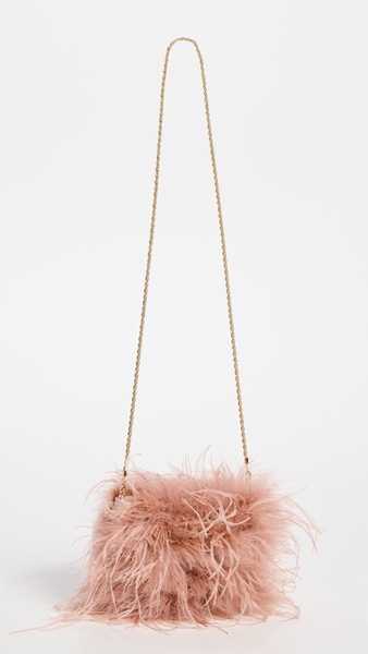 Zahara Mini Feather Pouch