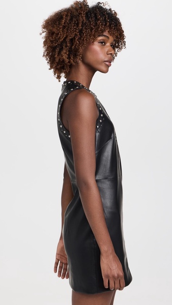 Brigette Faux Leather Dress