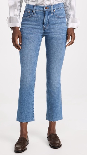 Mid Rise Kick Out Jeans