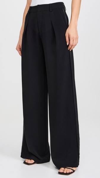 Pleated Trousers With GGT Side Stripe