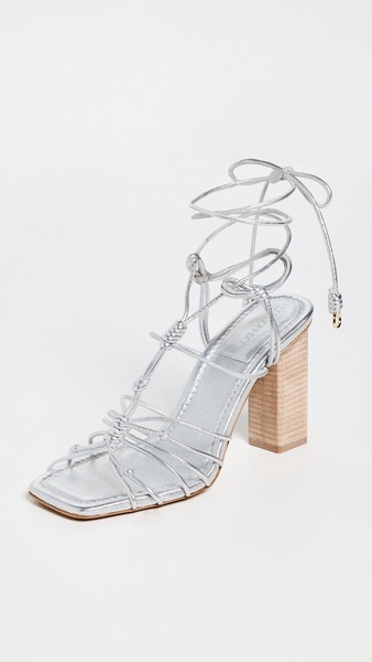 Knotted High Heel Sandals