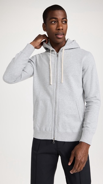 Mid-Weight Terry Full Zip Hoodie