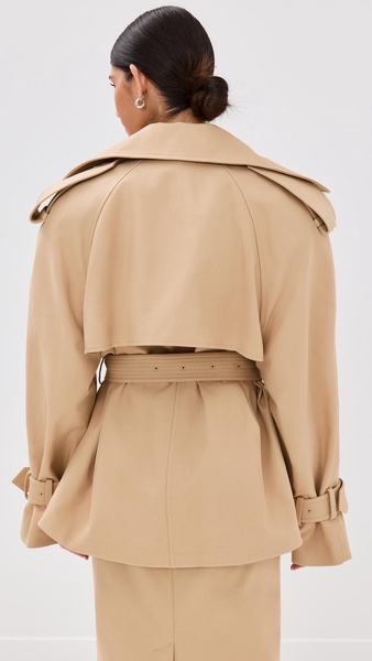 Crop Trench Coat