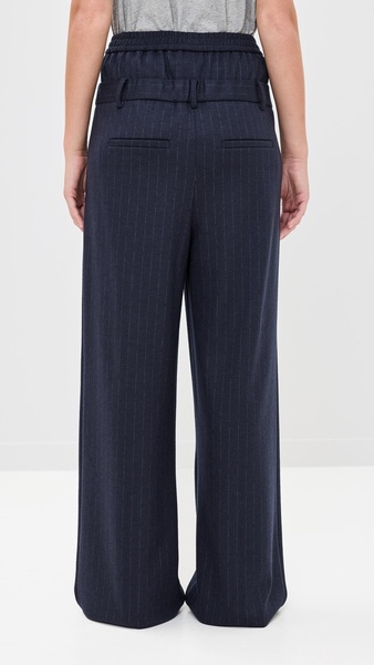 Newton Stripe Double Waist Boxer Trousers