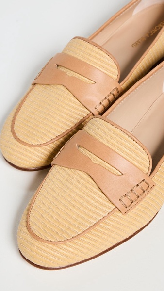 Penny Raffia Loafers