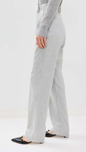 Wool Suiting Pull On Trousers