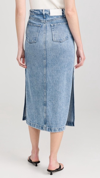 Midi Denim Skirt