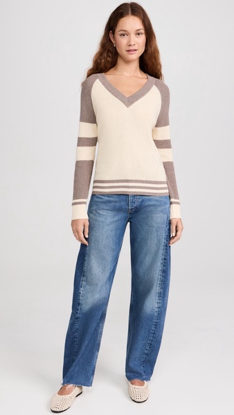 Throwback V-Neck Sweater