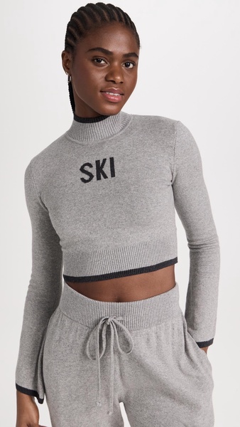 Ski Bell Sleeve Sweater Crop