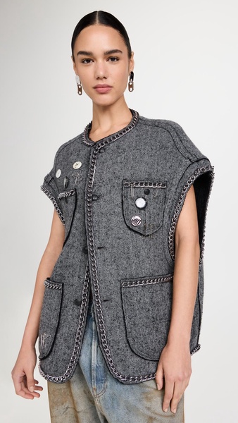 Sleeveless Chore Jacket