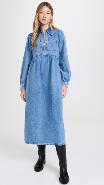 Gabriella Denim Midi Dress