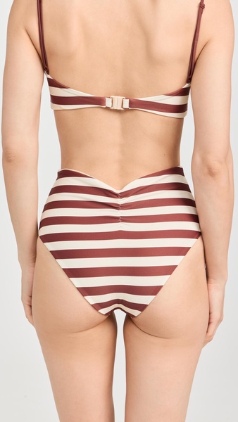 Ecru Marsala Barbasco Bikini Bottoms