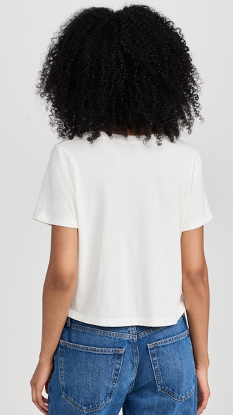 Soft Fade Cotton Boxy Crop Tee