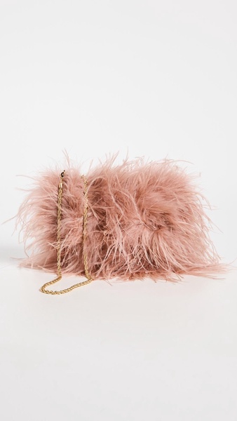 Zahara Mini Feather Pouch