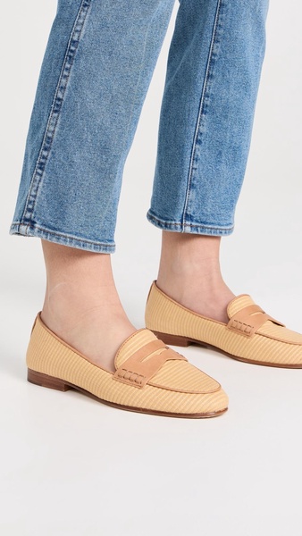 Penny Raffia Loafers