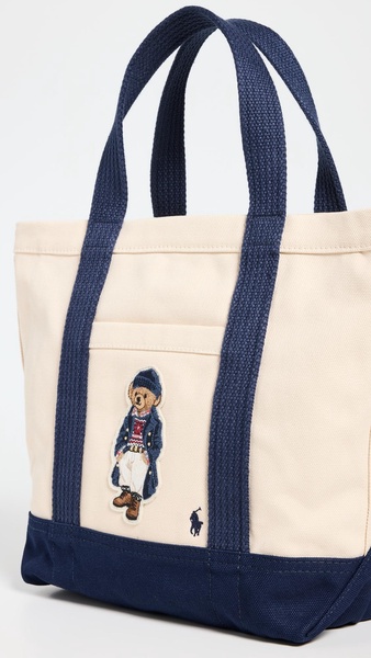 Polo Bear Canvas Small Tote