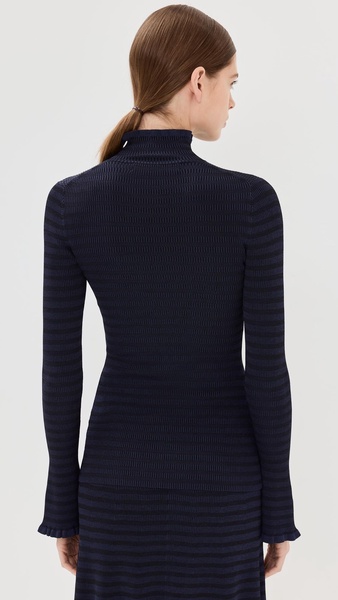 Phyllis Turtleneck in Geo Knits