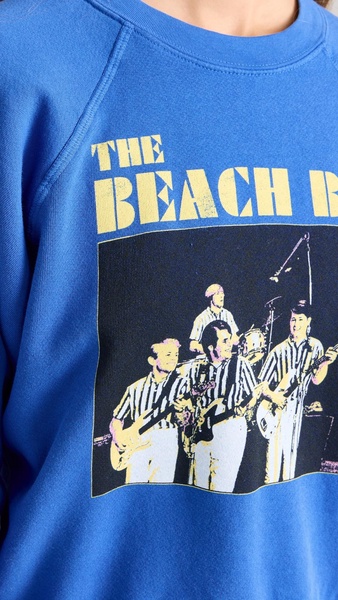 The Beach Boys Concert Raglan Crew Sweatshirt