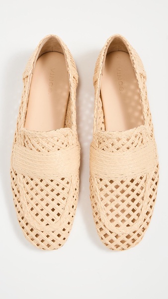 Davis Raffia Flats