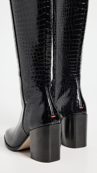 Teresa Croc Print Boots